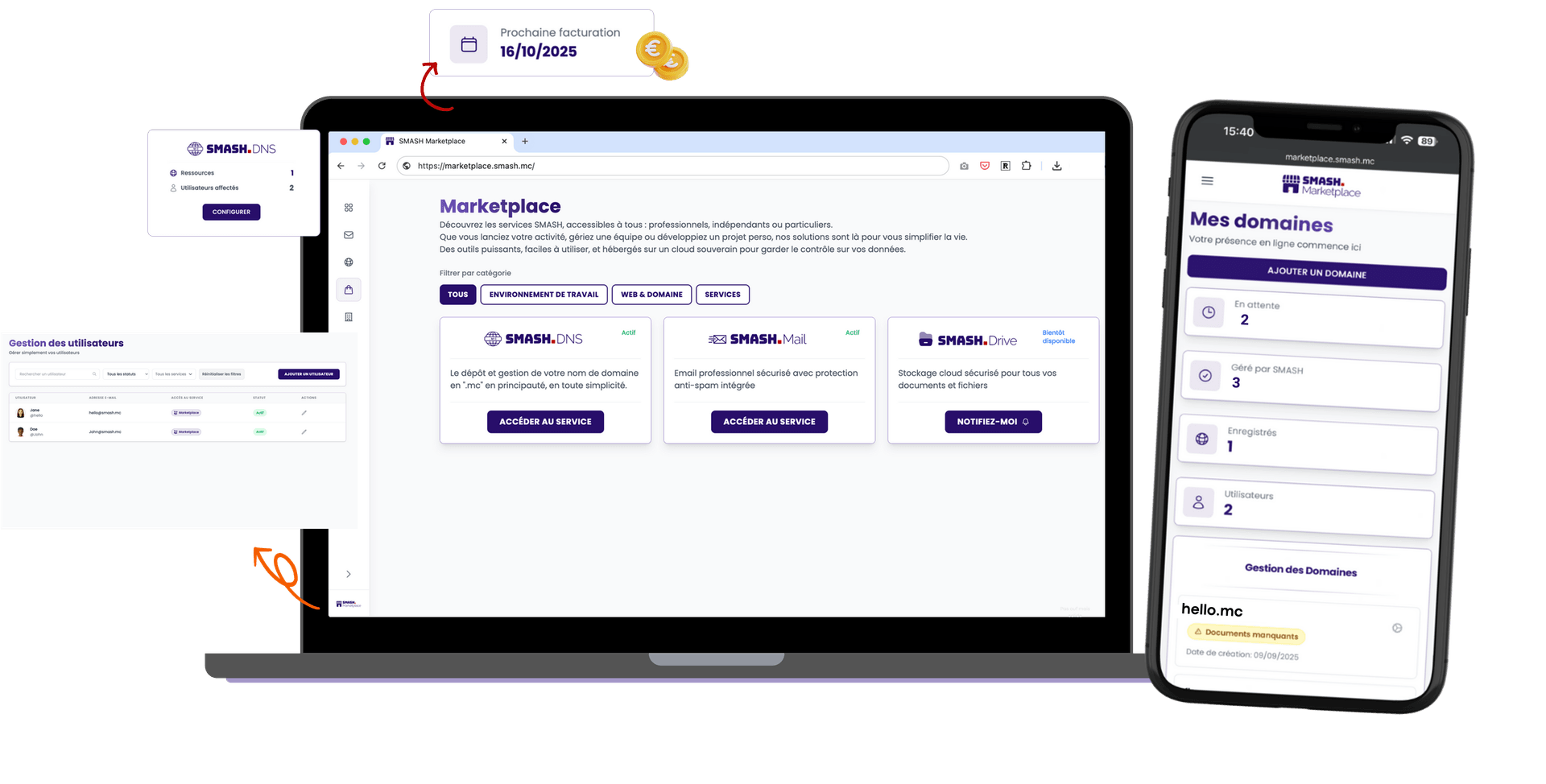Smash Monaco — Marketplace de services numériques en Principauté
